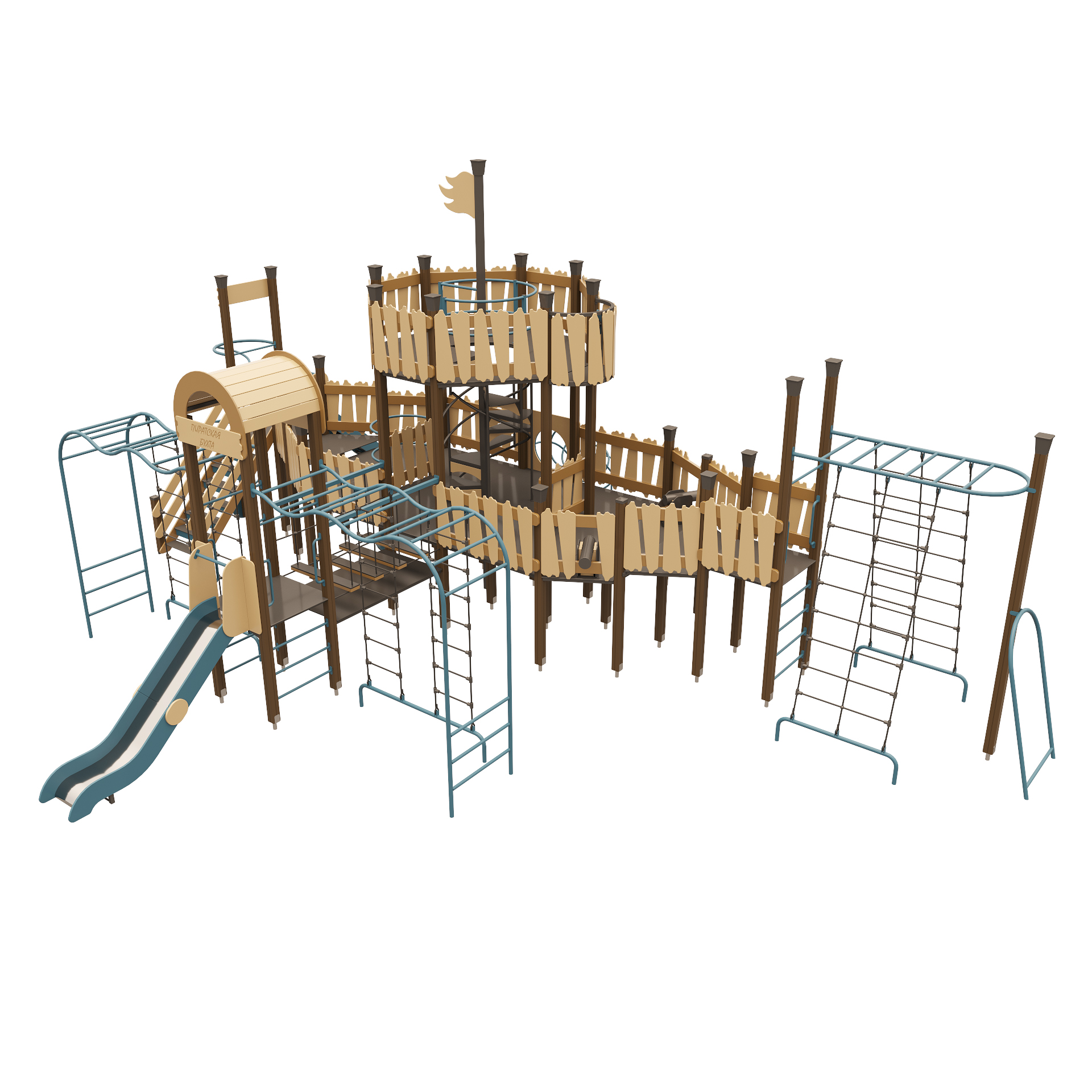 Игровой комплекс для детей корабль