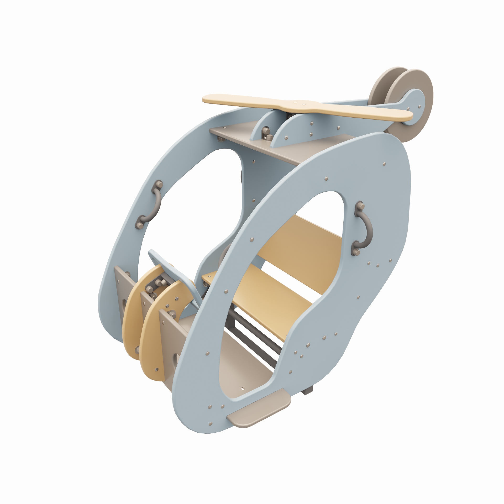 Игровое оборудование "Вертолет малый" голубой